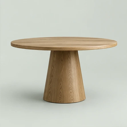 Linea Dining Table in natural oak tone